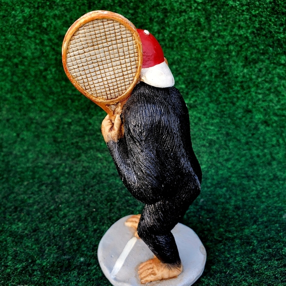 VTG Collek Monkey Tennis Player Resin Figure 5" Tall Baseball Cap Thailand - Picture 4 of 8